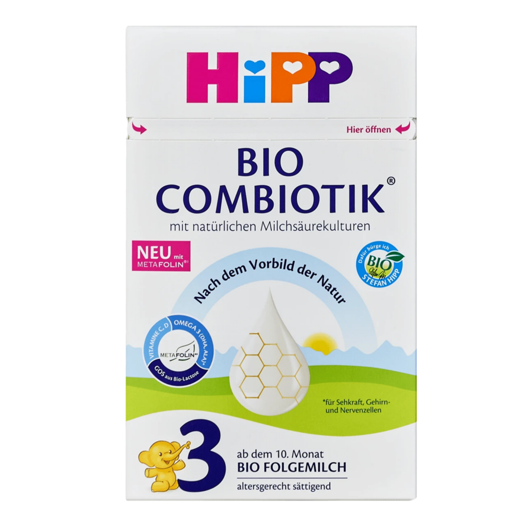 Hipp 3 Combiotic Organic Follow-on Milk (10 months+) - Pack 4 x