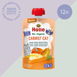 12x Holle Bio-Quetschie Carrot Cat