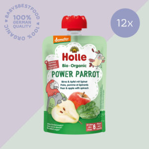 12x Holle Bio-Quetschie Power Parrot