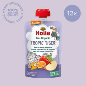 12x Holle Organic fruit puree Tropic Tiger