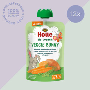 12x Holle Bio-Quetschie Veggie Bunny