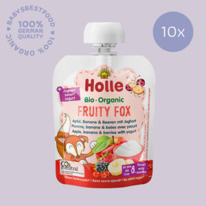 10x Holle Fruity Fox - Organic Yogurt Pouch
