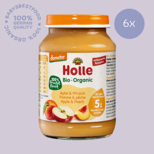 6x Holle Apple & Peach