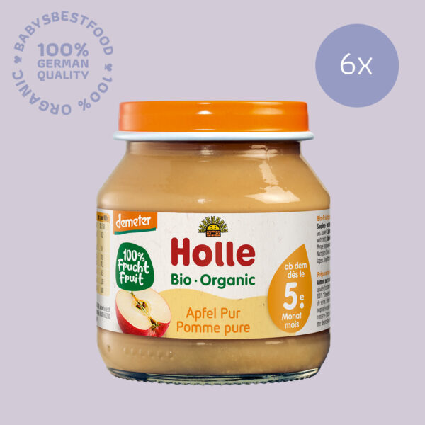 6x Holle 100 % Apple