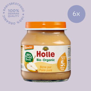 6x Holle 100 % Pear