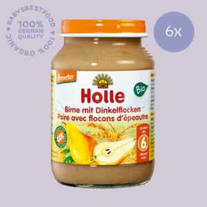 6x Holle Pear with Spelt Flakes