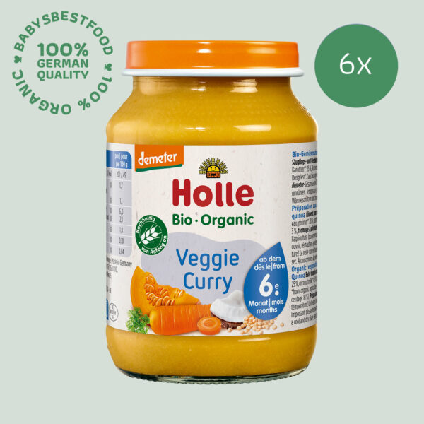 6x Holle Veggie Curry