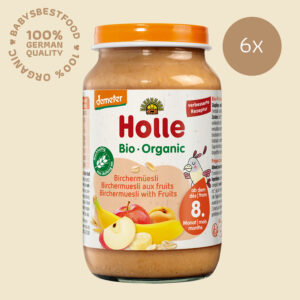 6x Holle Birchermuesli with fruits