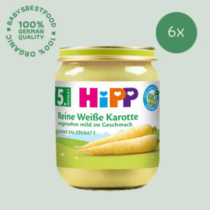 6x HiPP Pure White Carrot