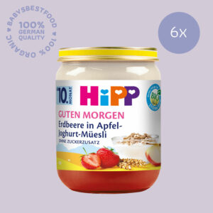 6x HiPP Strawberry in Apple Yogurt Muesli