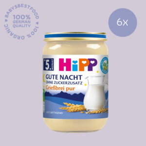 6x HiPP Semolina Porridge Pure