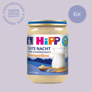 6x HiPP Spelt Semolina Porridge