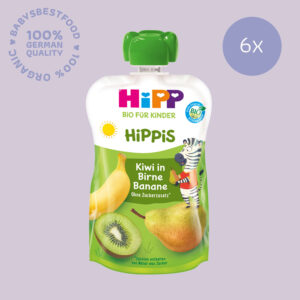6x HiPP Hippis Kiwi in Pear-Banana