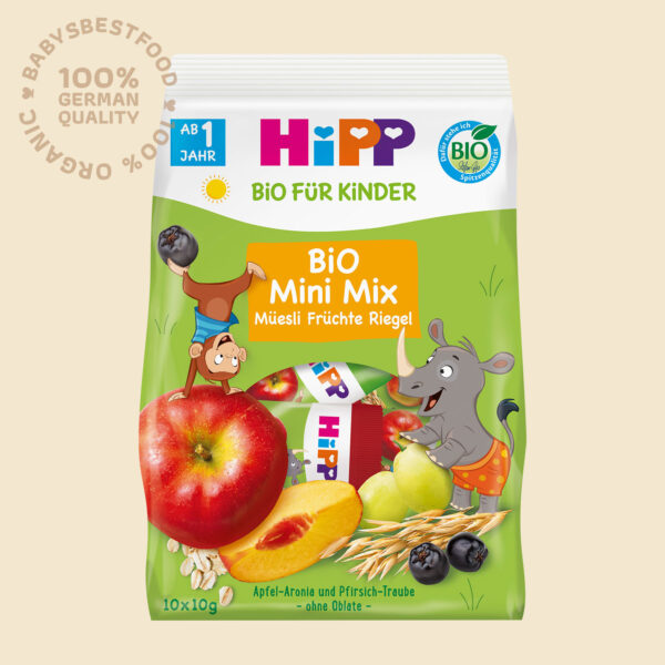 HiPP Organic Mini-Mix – Muesli Fruit Bars