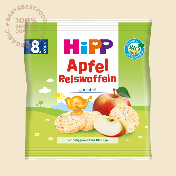 HiPP Organic Snack Apple Rice Cakes
