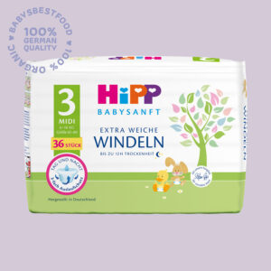 HiPP Baby Care - Extra Soft Diapers Size 3 Midi (6-10 kg)