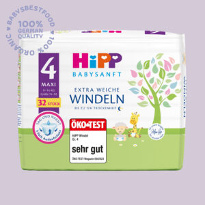 HiPP Babysanft - Windeln Gr. 4 Maxi (9-14 kg)