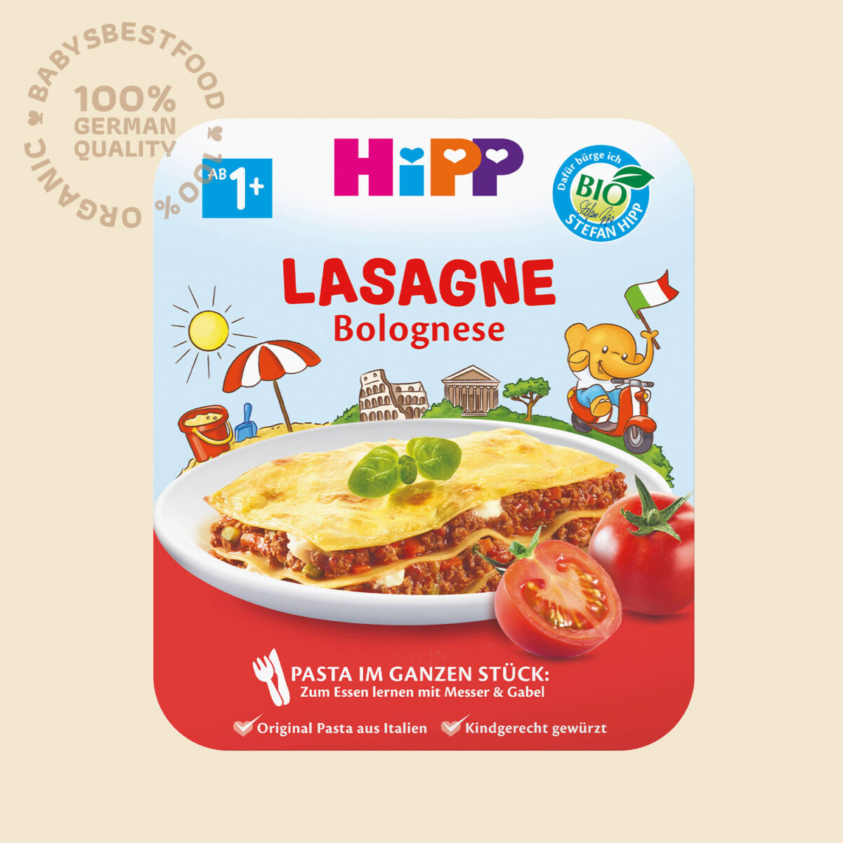 HiPP Bio-Kinder Pasta - Lasagne Bolognese
