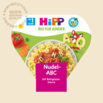 HiPP Kinderteller Nudel-ABC mit Bolognese-Sauce