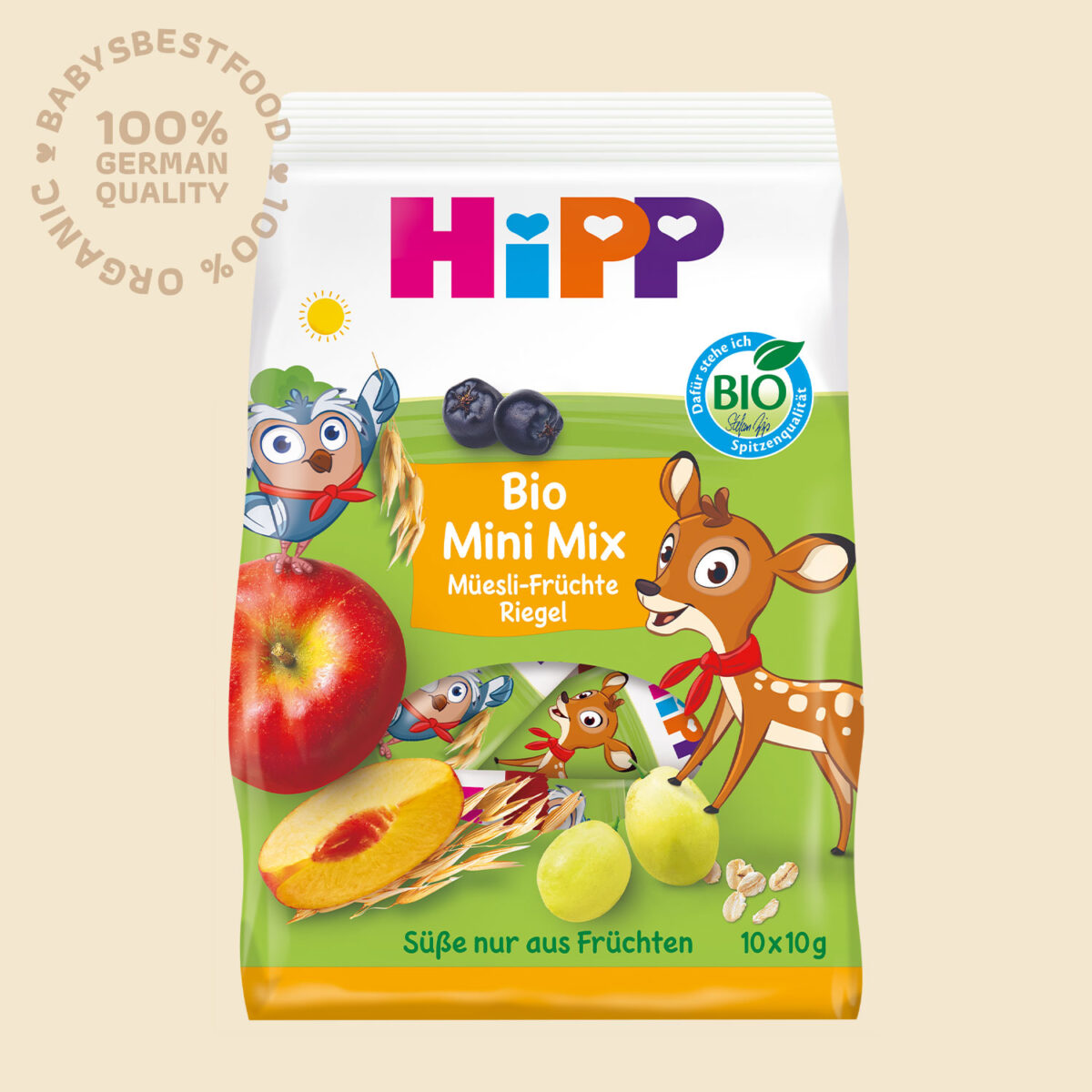 HiPP Bio-Mini-Mix – Frucht-Getreide-Riegel