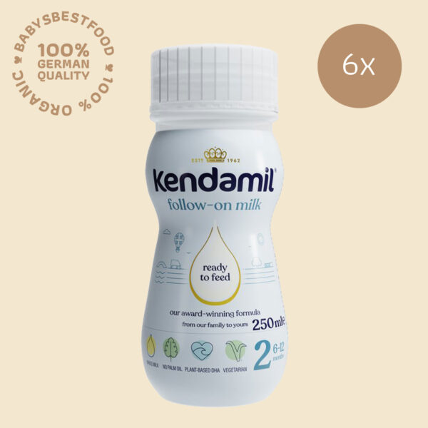 6x Kendamil Folgemilch 2 Trinkfertig 250 ml