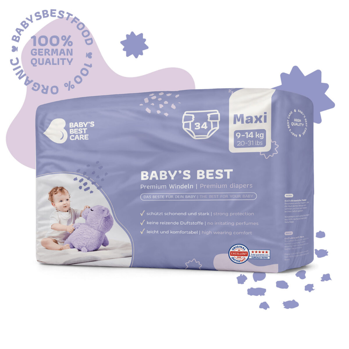 Baby’s Best Windeln Premium – Maxi