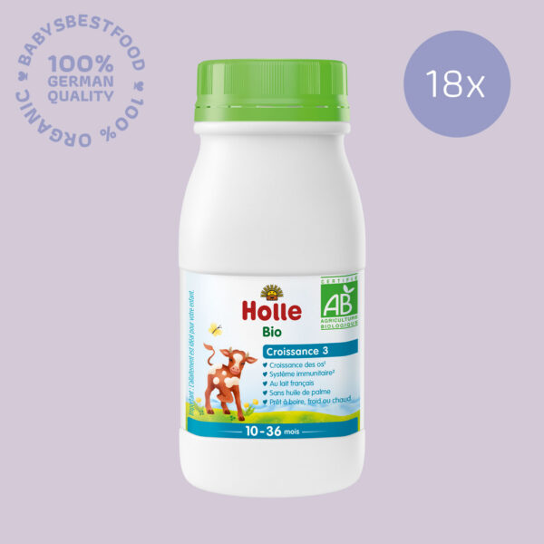 18x Holle 3 - Ready to Feed - Organic Toddler Formula 250ml